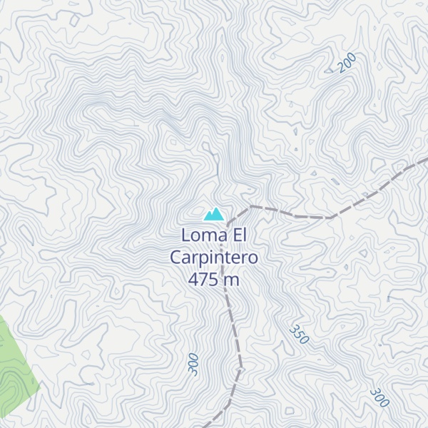 Map of Loma El Carpintero