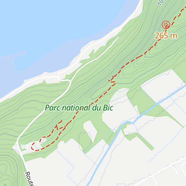 Map of Belvédère Raoul-Roy