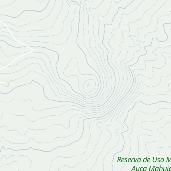 Map of Cerro de los Ingenieros