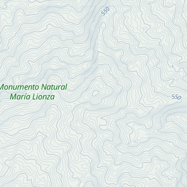 Map of Cerro San José