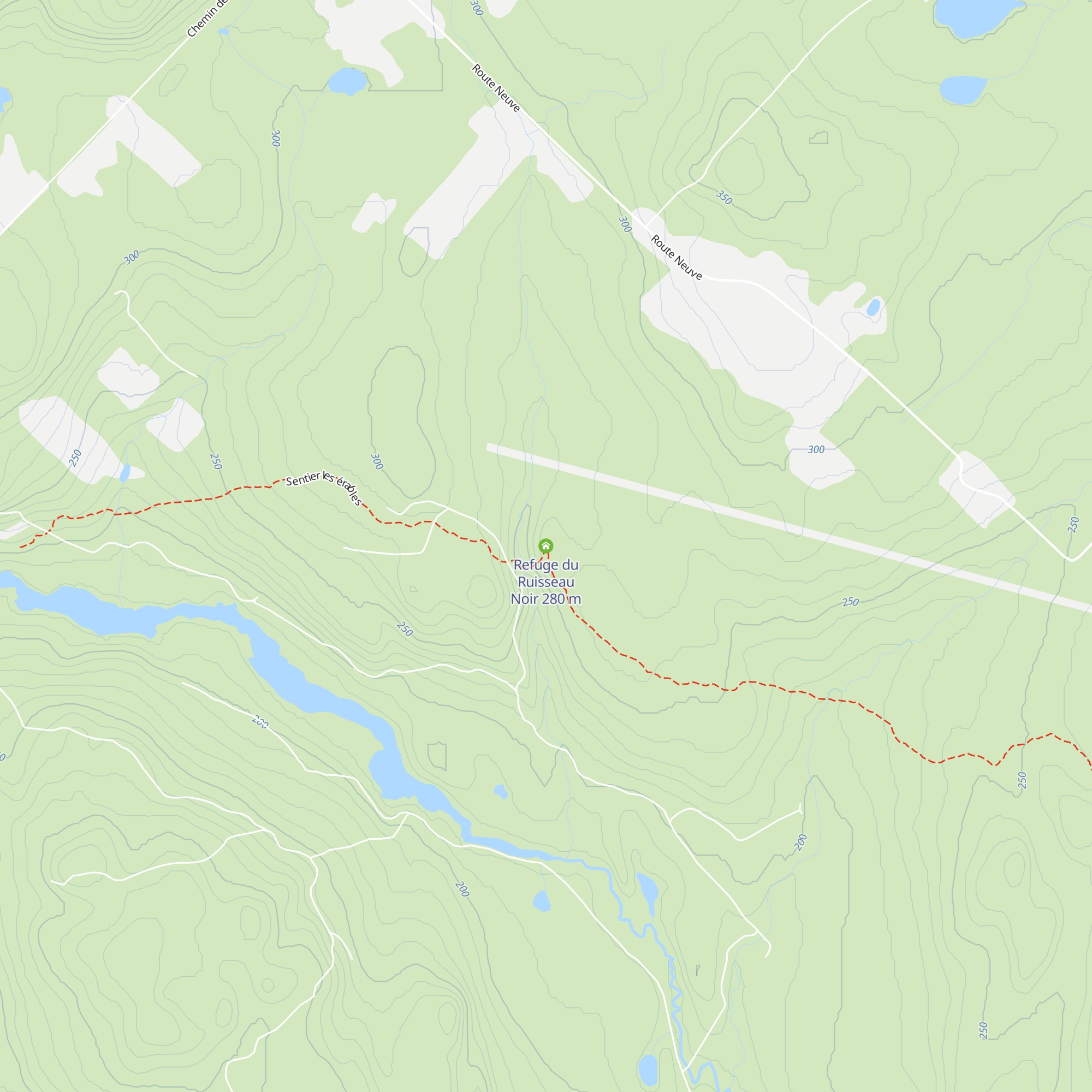 Refuge du Ruisseau Noir map