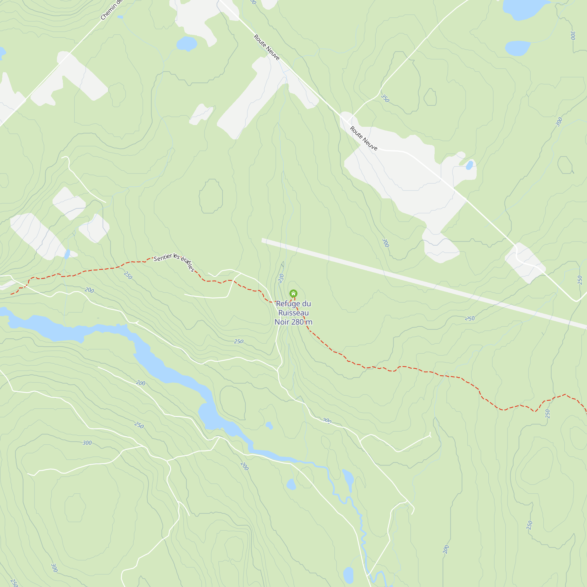 Refuge du Ruisseau Noir map