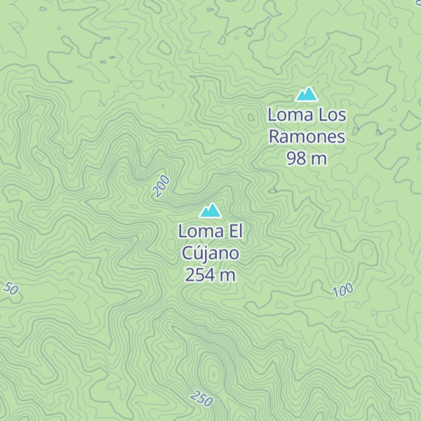 Map of Loma El Cújano