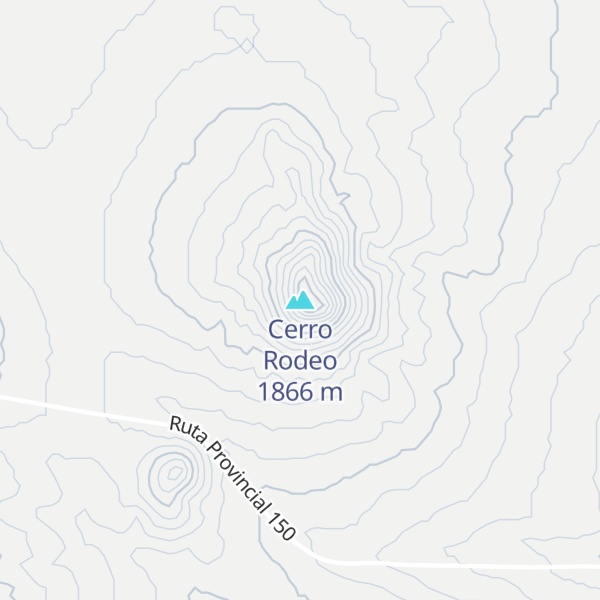 Map of Cerro Rodeo