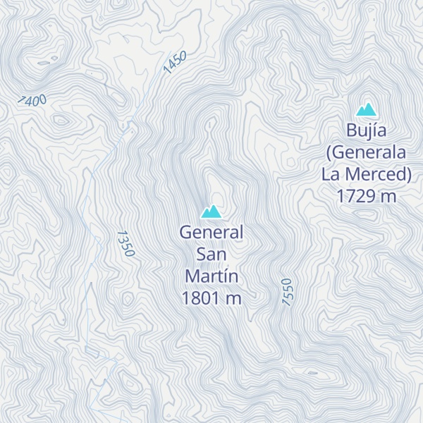 Map of General San Martín