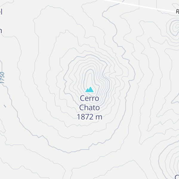 Map of Cerro Chato