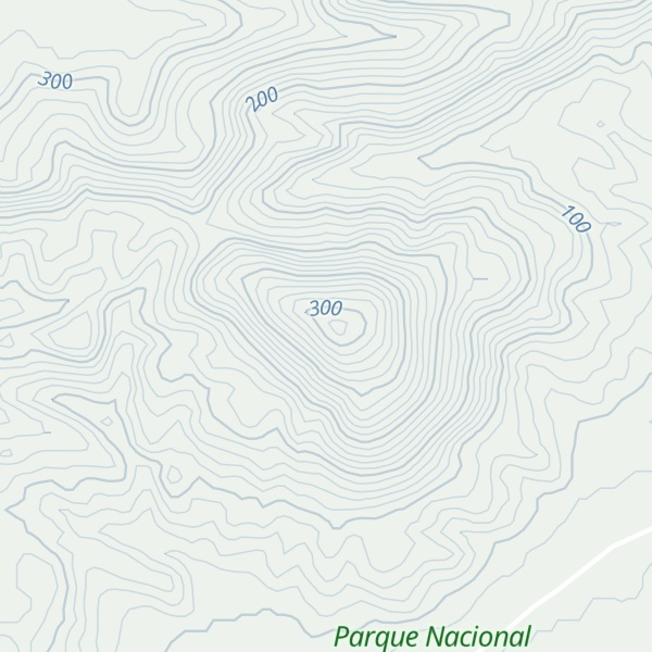 Map of Cerro Monte León