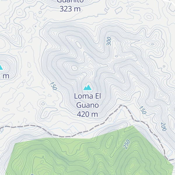 Map of Loma El Guano