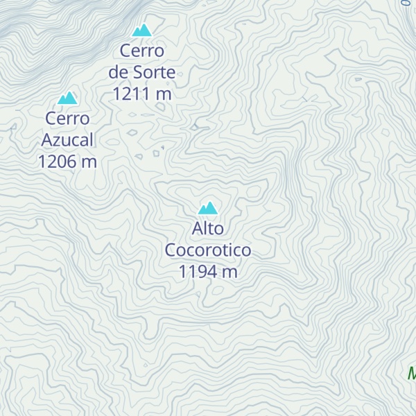 Map of Alto Cocorotico
