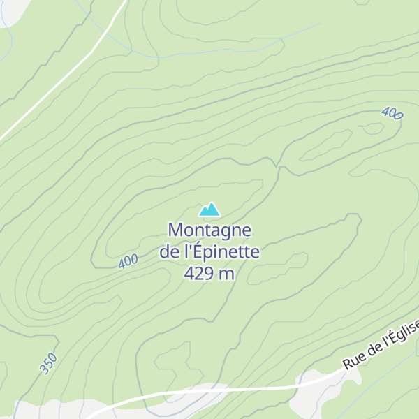 Map of Montagne de l'Épinette