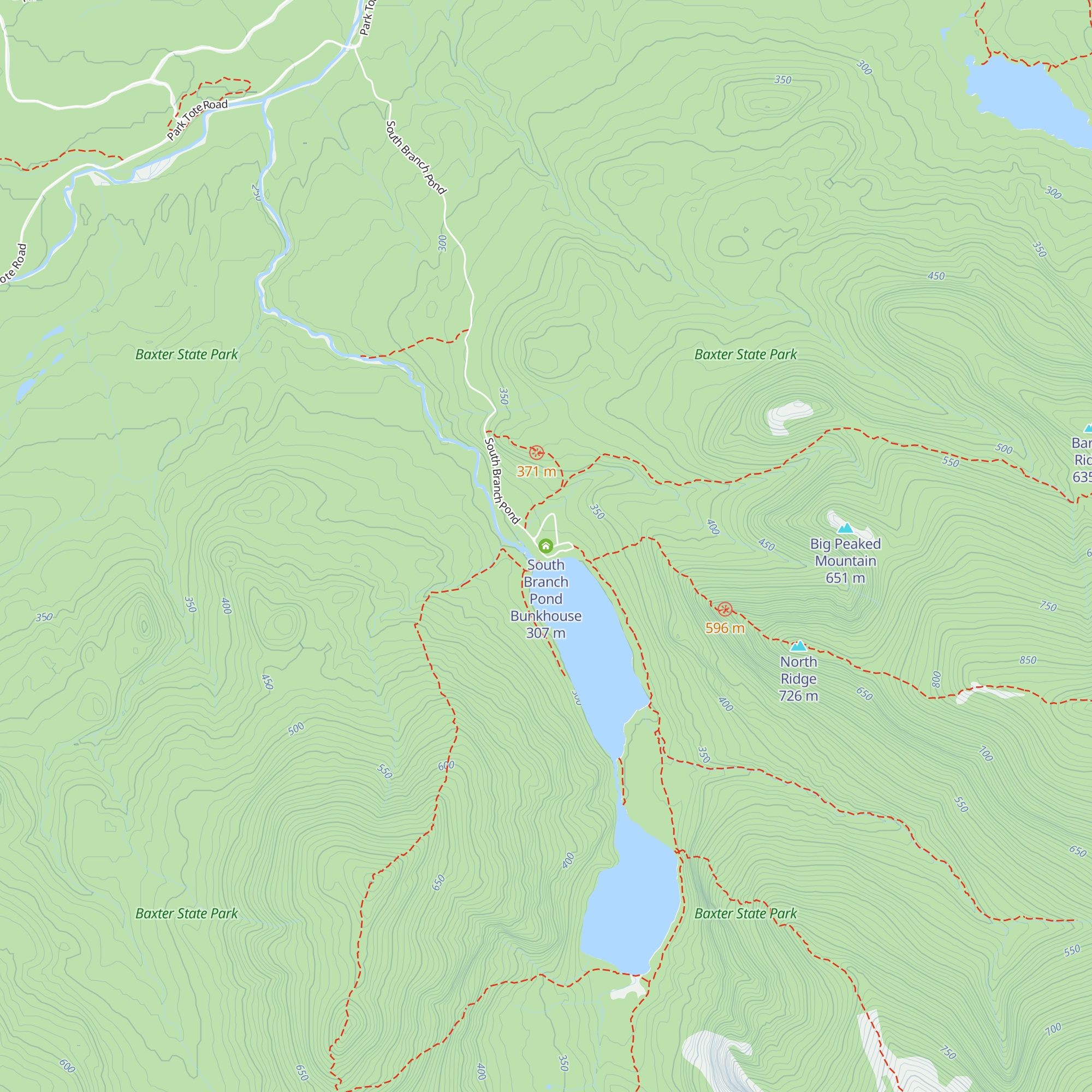 South Branch Pond Bunkhouse map