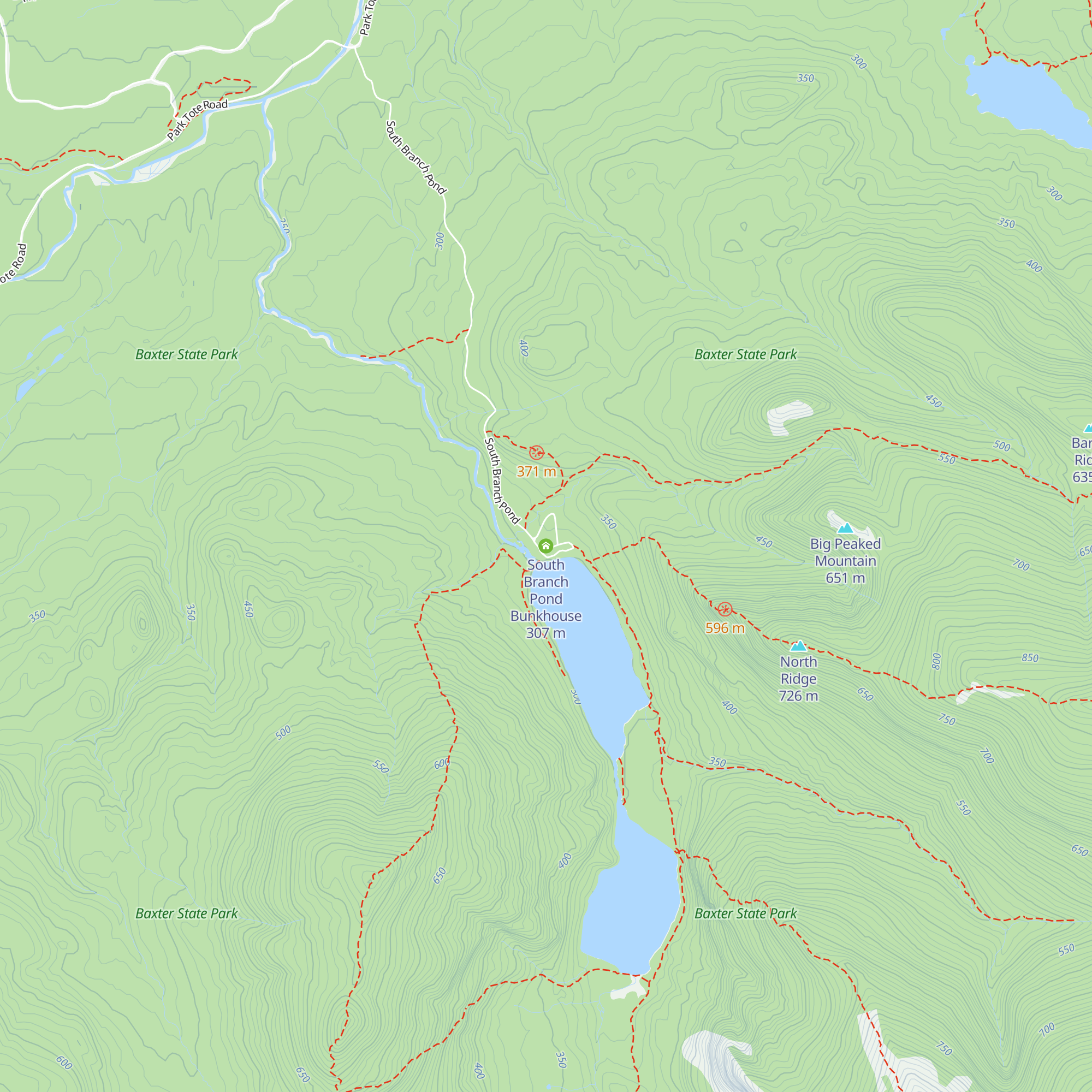 South Branch Pond Bunkhouse map