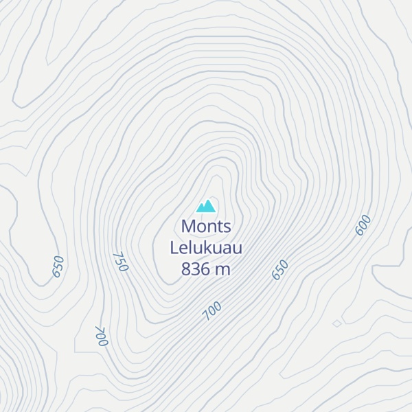 Map of Monts Lelukuau
