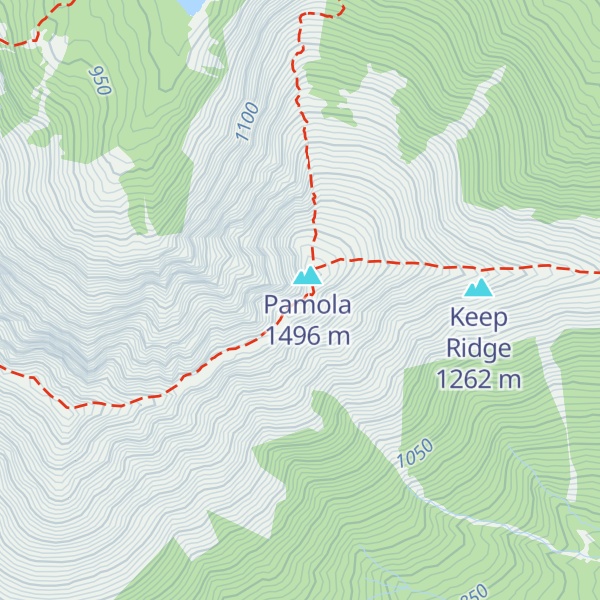 Map of Chimney Peak