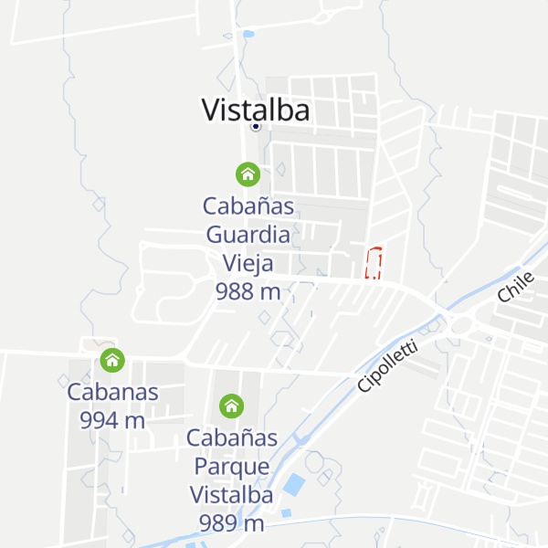 Map of Cabanas Y Resto