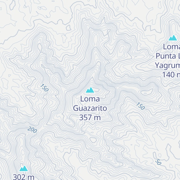 Map of Loma Guazarito