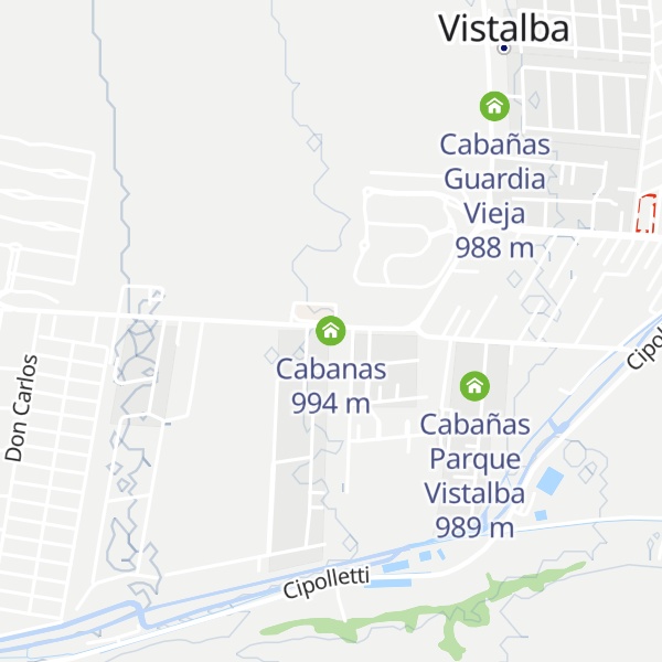 Map of Cabanas