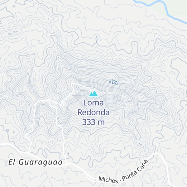 Map of Loma Redonda
