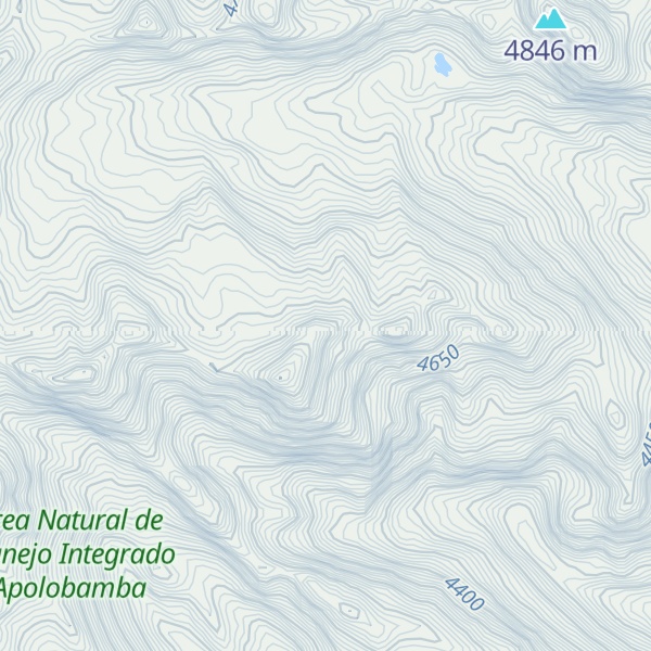 Map of Nevado Sanchuye