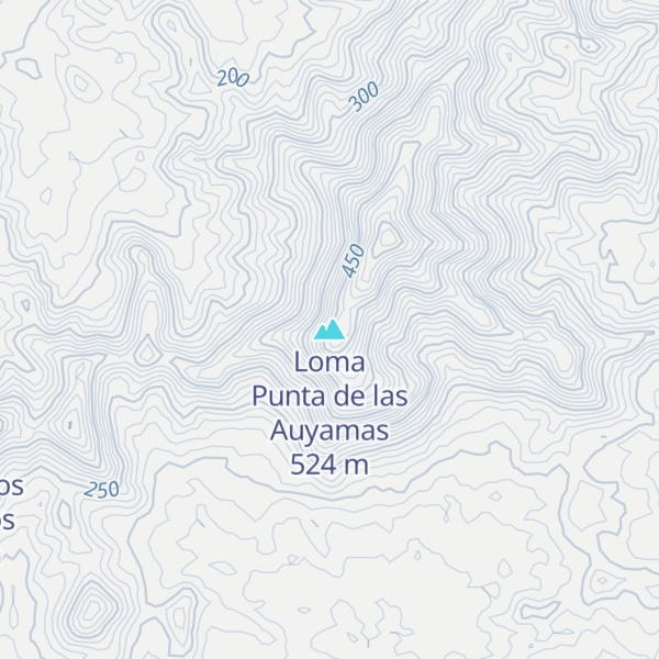 Map of Loma Punta de las Auyamas