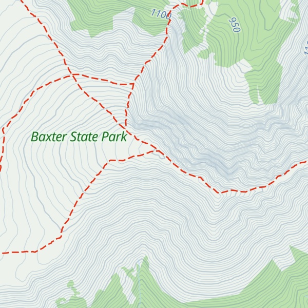 Map of Mount Katahdin