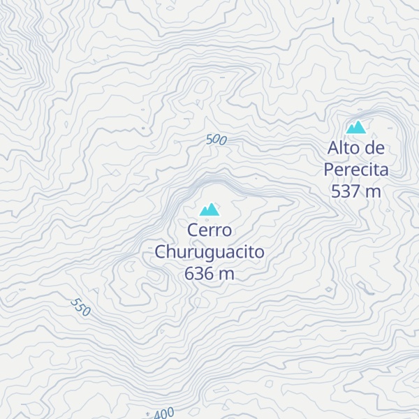 Map of Cerro Churuguacito
