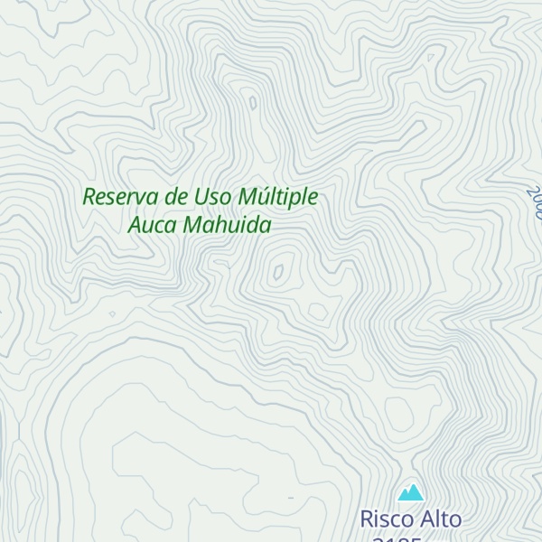 Map of Cerro Auca Mahuida