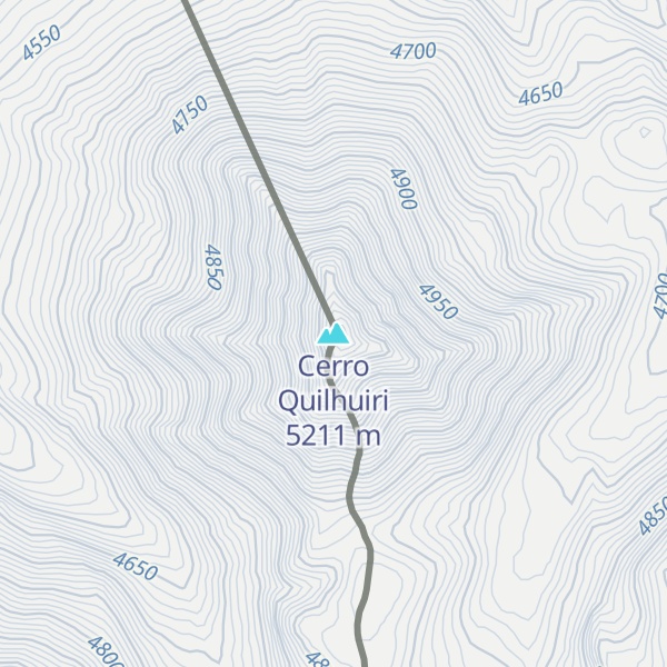 Map of Cerro Quilhuiri
