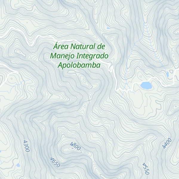 Map of Supay Punku