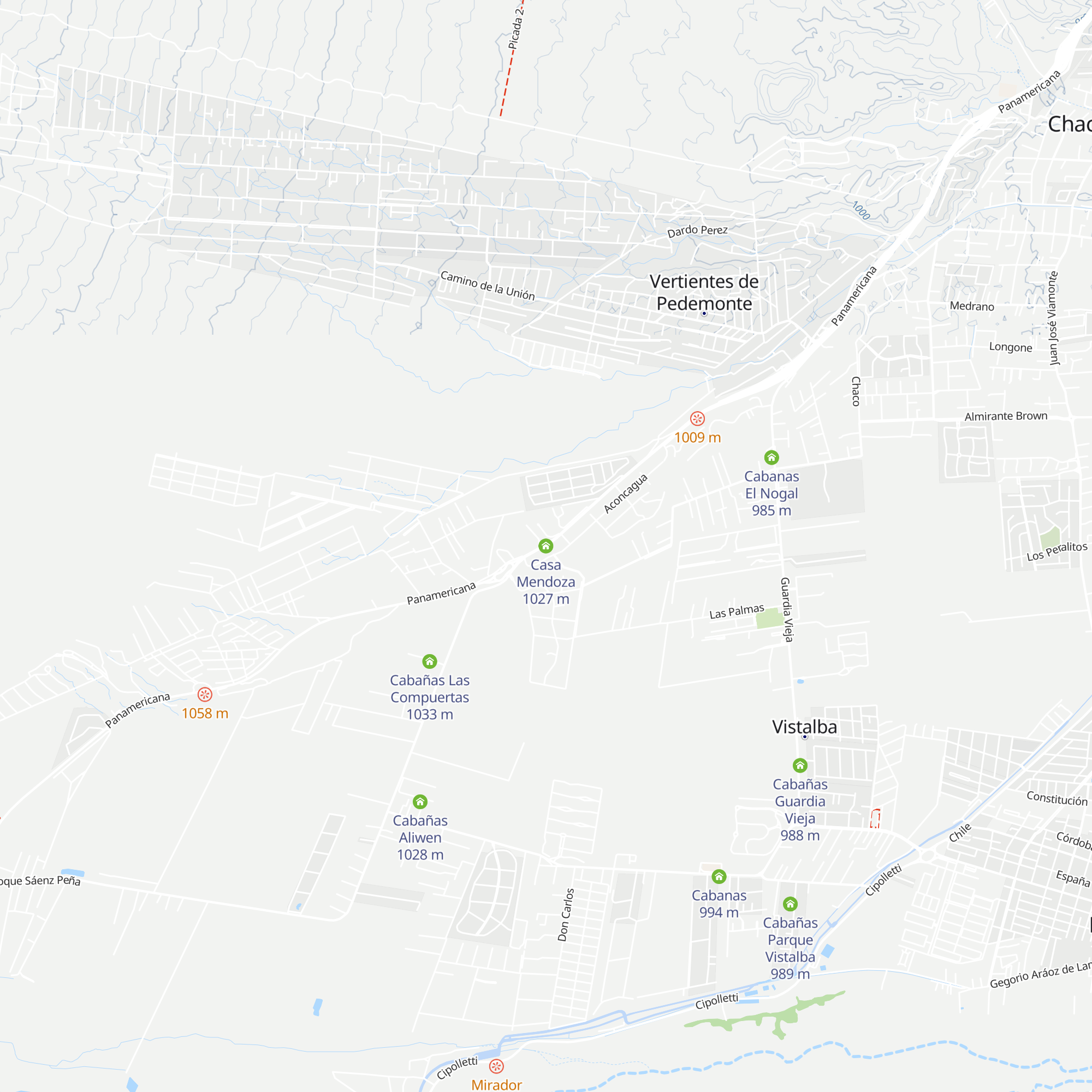 Casa Mendoza map