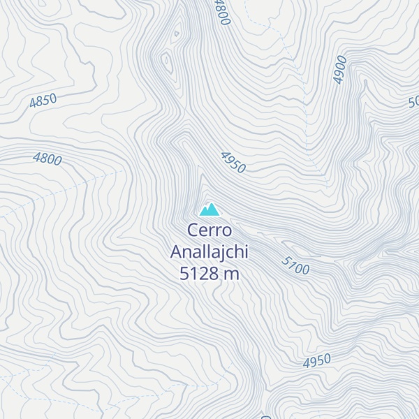 Map of Cerro Anallajchi