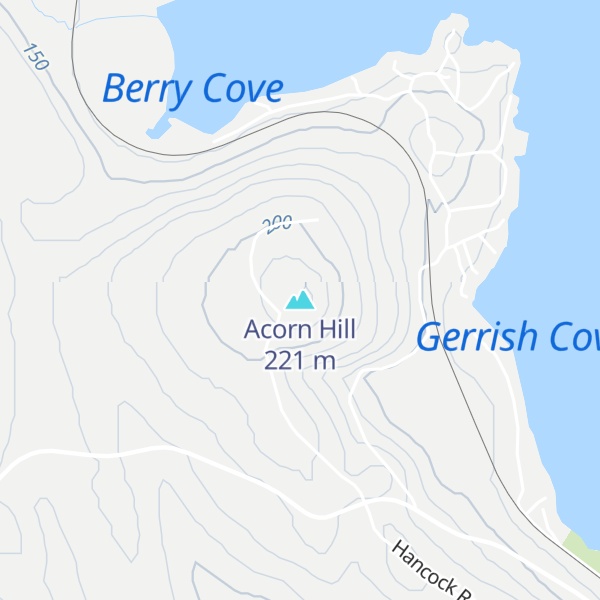 Map of Acorn Hill