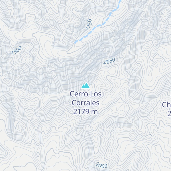 Map of Cerro Los Corrales