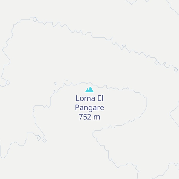 Map of Loma El Pangare