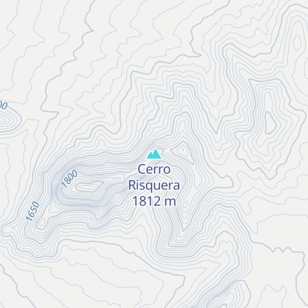 Map of Cerro Risquera