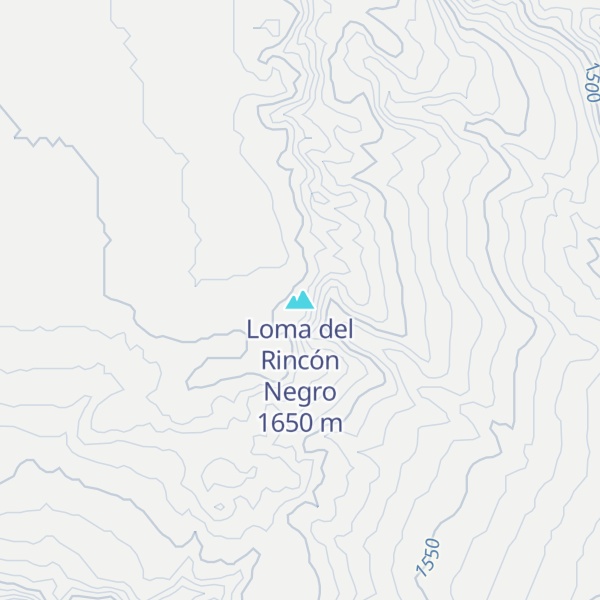 Map of Loma del Rincón Negro
