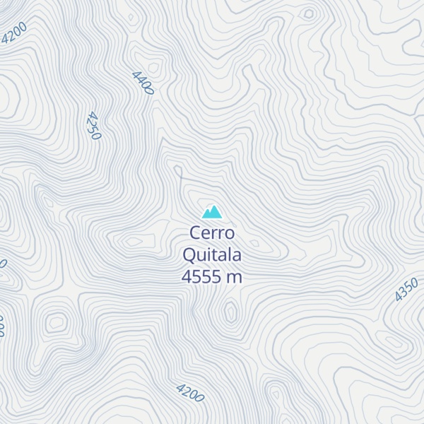 Map of Cerro Quitala