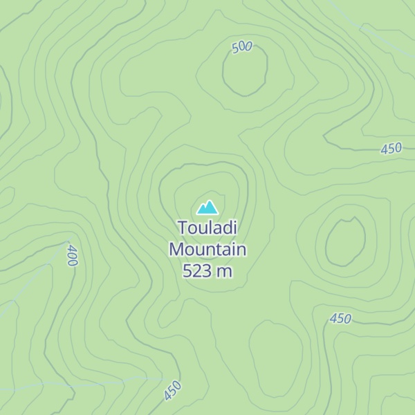 Map of Touladi Mountain