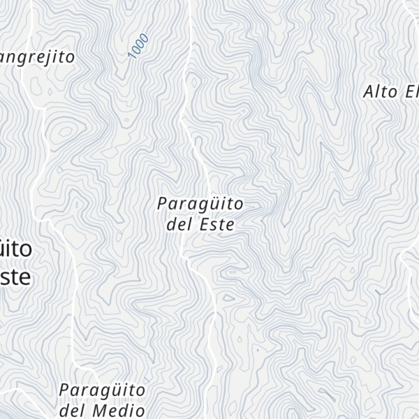 Map of Cerro El Santo