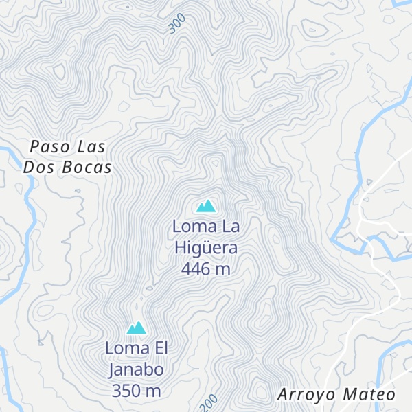 Map of Loma La Higüera