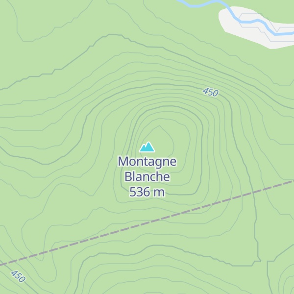 Map of Montagne Blanche