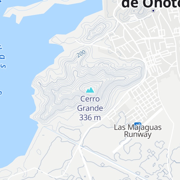 Map of Cerro Grande
