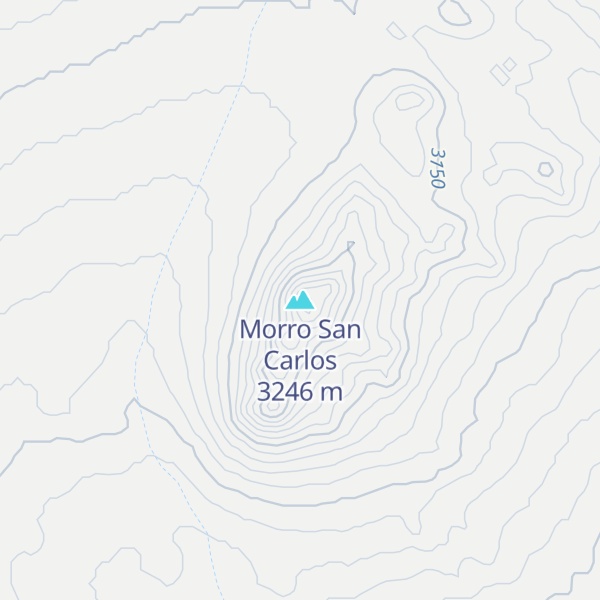 Map of Morro San Carlos