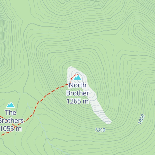 Map of North Brother
