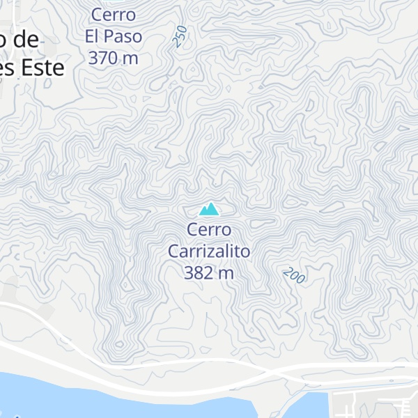 Map of Cerro Carrizalito