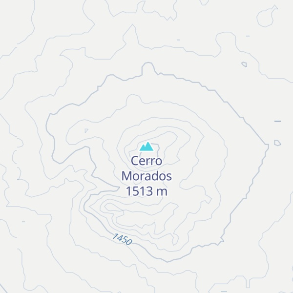 Map of Cerro Morados