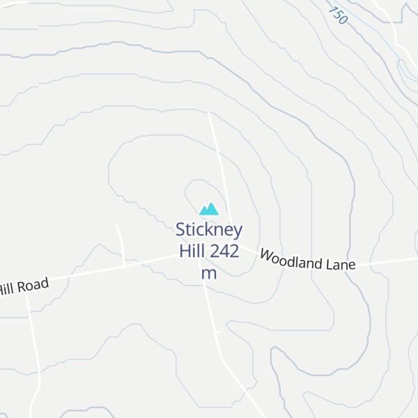 Map of Stickney Hill