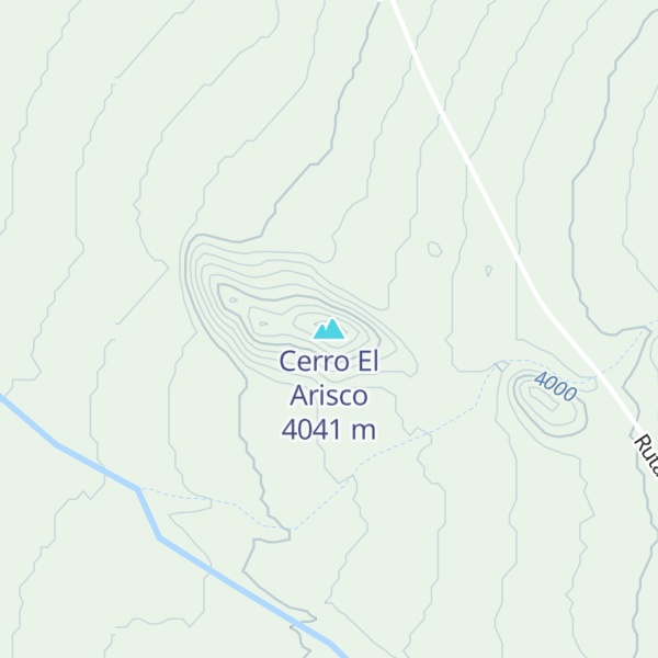 Map of Cerro El Arisco