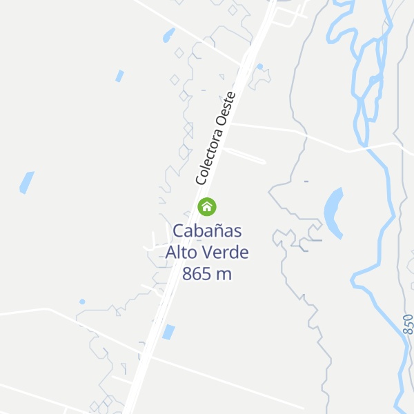 Map of Cabañas Alto Verde