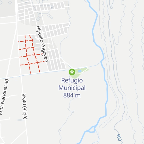 Map of Refugio Municipal